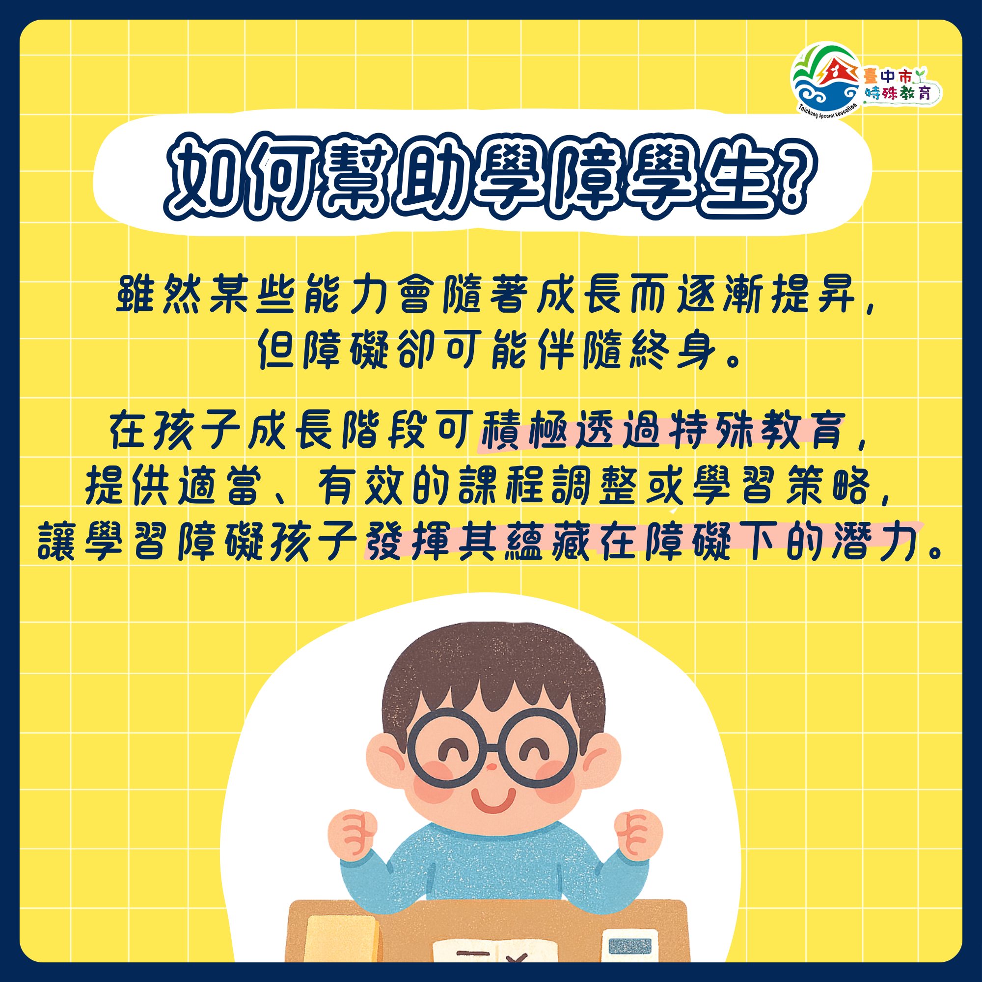 相簿縮圖－​ 認識學習障礙，給孩子多一點理解與支持